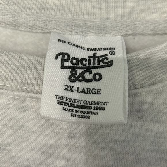 Pacific & Co Classic Crewneck Sweatshirt Retro America multicolor Size 2XL - Picture 7 of 11
